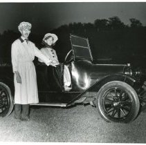 Charles J. Adams and Margaret Wheeler in the Waterbury Bicentennial Pageant