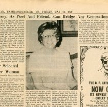 Mrs. Perry, As Poet And Friend, Can Bridge Any Generation Gap,