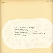 Waaterbury Junior Woman's Club 1956-1957