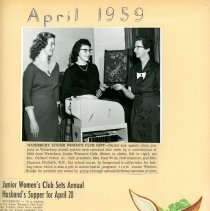 Waterbury Junior Women's club  1958-1959