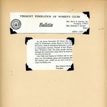 Waterbury Woman's Club Scrapbook