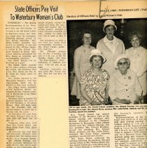 Waterbury Woman's Club Scrapbook