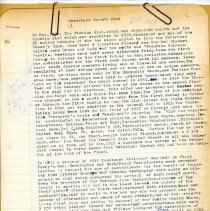 Waterbury Woman's Club Scrapbook