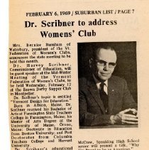 Waterbury Woman's Club Scrapbook