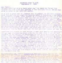 Waterbury Woman's Club Scrapbook