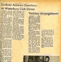 Waterbury Woman's Club Scrapbook