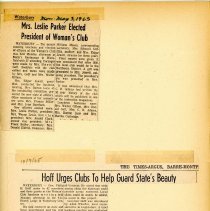 Waterbury Woman's Club Scrapbook