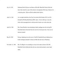 Accidents Mt. Mansfield Electric Railroad