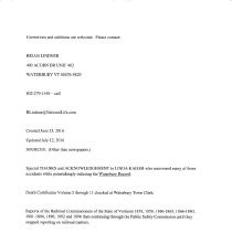 Accidents Mt. Mansfield Electric Railroad