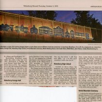 New art tracks old town buildings