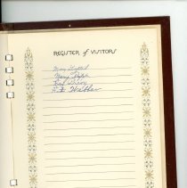 Funeral book "In Remembance" for Gertrude Frances Fields