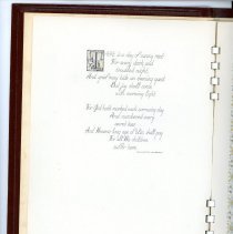 Funeral book "In Remembance" for Gertrude Frances Fields