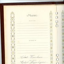 Funeral book "In Remembance" for Gertrude Frances Fields