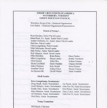 Eagle Scout Court of Honor Programs