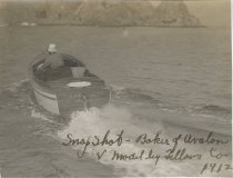 Snap Shot - Baker of Avalon V Model by Fellows Co. 1912