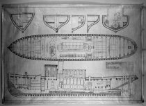 Plan of Towboat for Captain William for Wilmington Transportation Co.