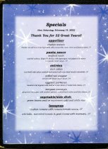 Noodle_Specials & Beer List
