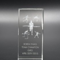 Korea Finals Girls Track Team Champion Plaque 2015