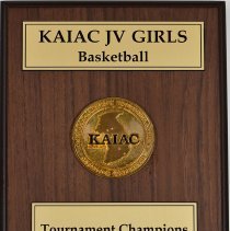 KAIAC JV Girls Basketball Tournament Champions Plaque 2012-2013