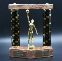 Benenor Conference 1st Place Womens Basketball Trophy 1986