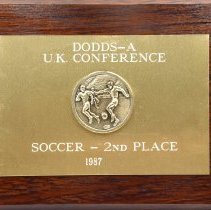 DoDDS A UK Conference Soccer 2nd Place 1987