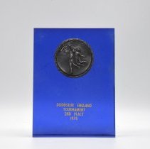 Plaque-DoDDSEUR England Tournament Basketball 2nd place, 1978