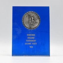 Plaque-DoDDSEUR England Tournament Basketball 2nd place, 1979