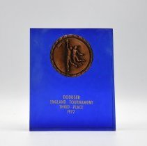 Plaque-DoDDSEUR England Tournament 3rd Place 1977, Basketball