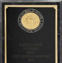 DoDDS-Europe Division I Boys Conference Champions. 1993