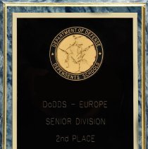 DoDDS-Europe Senior Division 2nd Place 1995 Gymnastics
