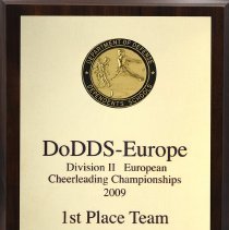 DoDDS Europe Division II European Cheerleading Championships 2009 1st Place Team Mannheim Germany February 2009