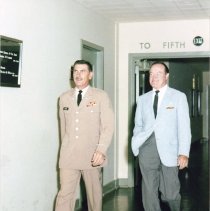 Lt. Glaab with Bob Hope