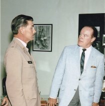 Lt. Glaab with Bob Hope