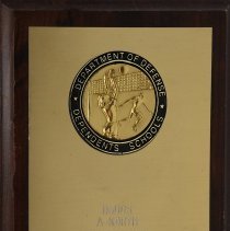 Plaque-DoDDS-A North Tournament volleyball girls 3rd Place 1991