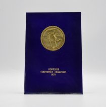 DODDSEUR Conference Champions Soccer 1979. Blue with gold.