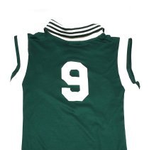 Soccer Jersey. Green with white lettering. #9 Lions.