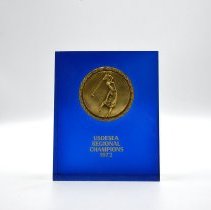 USDESEA Regional Champions 1972. Blue with Gold emblem. Golf.