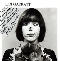 Signed Photograph. "To Bad Kreuznach School- I enjoyed working with students and teachers. Judi Garratt 5-24-83" Black and white.
"To Bad Kreuznach School- I am joyed working with students and teachers. Judi Garratt 5-24-83" Black and white.