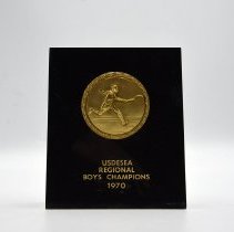 USDESEA Regional Boys Champions. 1970 Black with Gold emblem