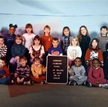 5x7" Color photo. Class photo. Darmstadt Elementary School. 1997-98
Ms. Wellmer Kindergarten