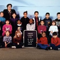 5x7" Color photo. Class photo. Darmstadt Elementary School. 1997-98
Ms. Manko. Kindergarten