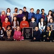 5x7" Color photo. Class photo. Darmstadt Elementary School. 1997-98
Ms. Pinaula. 5th Grade