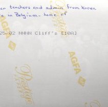 Former teachers and administration from Korea reunite in Belgium...