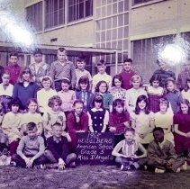 Class Picture. Heidelberg American Elementary School. Grade 5. Miss D'Angelo. 1965