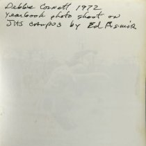 Black and White. Cheerleading Photo. Debbie Cornett