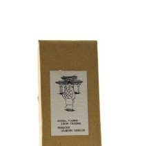 Japanese wooden figure. Original Planning Eikon Trading. "Producted" US Bur