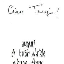 Signora Regina Woods Christmas Card