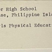 Official Photographs of Wurtsmith School at Clark Air Force Base, Philippin