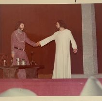 Color. Performance photographs from A Lion in Winter. Little Naples Theatre