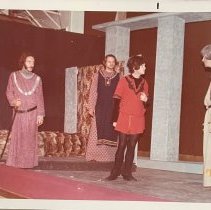 Color. Performance photographs from A Lion in Winter. Little Naples Theatre